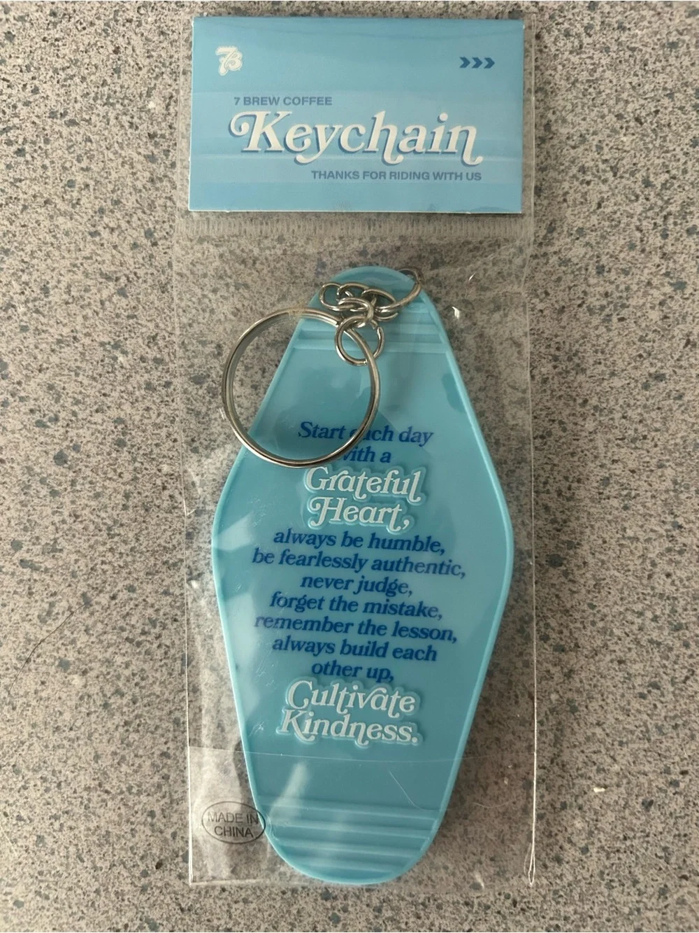 7 Brew Hotel Keychain